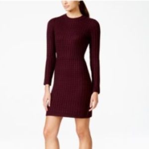 NWT Calvin Klein Women's Crewneck Cable Knit Dress